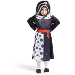 Déguisement enfant Cruella robe 5/6 ans-Gifi Discount