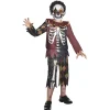 Déguisement enfant Halloween clown squelette 4/6 ans-Gifi Discount