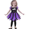 Déguisement enfant Halloween pieuvre noir et violet 3/4 ans-Gifi Discount