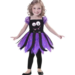 Déguisement enfant Halloween pieuvre noir et violet 3/4 ans-Gifi Discount