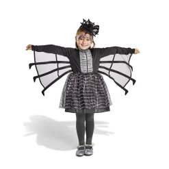 Déguisement enfant Halloween araignée robe noir et blanc 11/14 ans-Gifi Clearance