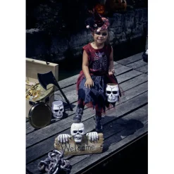 Déguisement enfant Halloween pirate robe 4/6 ans-Gifi Discount