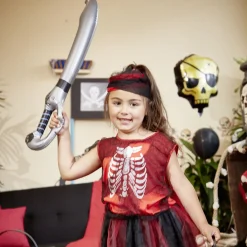 Déguisement enfant Halloween pirate robe 7/10 ans-Gifi