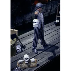Déguisement enfant Halloween costume pirate zombie 7/10 ans-Gifi Online