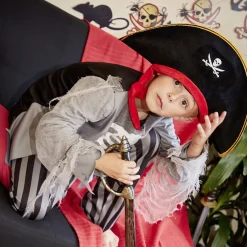 Déguisement enfant Halloween costume pirate zombie 11/14 ans-Gifi Discount