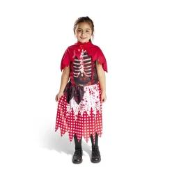 Déguisement enfant Halloween chaperon rouge gothique 11/14 ans-Gifi Best