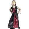 Déguisement enfant Halloween vampire robe noir et rouge 7/10ans-Gifi Hot