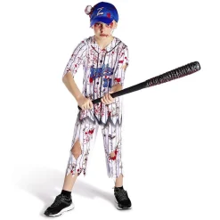 Déguisement enfant Halloween joueur de baseball combinaison 4/6ans-Gifi Clearance