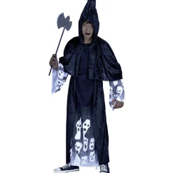 Déguisement enfant Halloween gardien des ténèbres tunique cape 7/10ans-Gifi New