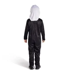 Déguisement enfant Halloween squelette combinaison et cagoule 4/6ans-Gifi Online