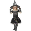 Déguisement enfant Halloween sorcière robe chapeau araignée 3/4ans-Gifi Sale