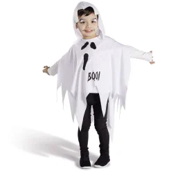 Déguisement enfant Halloween fantôme blanc - Taille unique-Gifi Sale
