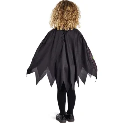 Déguisement enfant Halloween squelette poncho noir multicolore TU-Gifi Hot