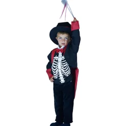 Déguisement enfant magicien squelette-Gifi Online
