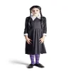 Déguisement enfant Mercredi Addams robe et col 11/14 ans-Gifi Outlet