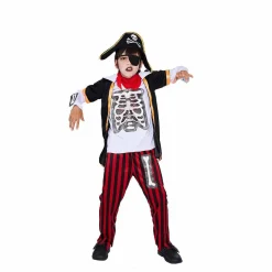 Déguisement enfant pirate zombie Halloween 4/6 ans-Gifi Clearance