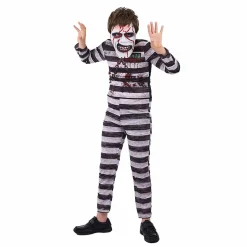 Déguisement enfant prisonnier zombie Halloween 11/14 ans-Gifi Sale