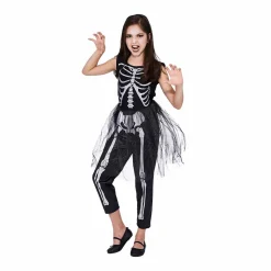 Déguisement enfant robe squelette Halloween 11/14 ans-Gifi New
