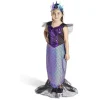 Déguisement enfant sirène robe et serre-tête noir et violet 7/10ans-Gifi Discount