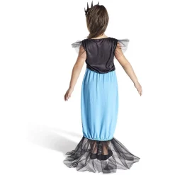 Déguisement enfant sirène robe et serre-tête noir et violet 4/6ans-Gifi Online