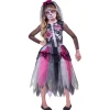 Déguisement enfant squelette à fleurs Halloween 11/14 ans-Gifi Outlet