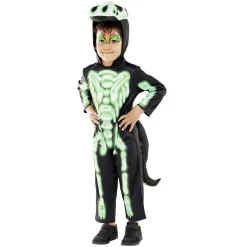 Déguisement enfant squelette dinosaure Halloween 7 à 10 ans-Gifi Discount