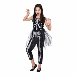 Déguisement enfant squelette robe Halloween 11 à 14 ans-Gifi Clearance
