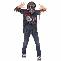 Déguisement enfant zombie Halloween 11/14 ans-Gifi Best