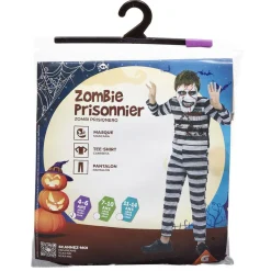 Déguisement enfant zombie prisonnier 4/6 ans-Gifi New