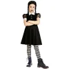 Déguisement fille gothique style Mercredi Addams 11/14 ans-Gifi Clearance