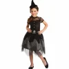 Déguisement fille Halloween sorcière rock noir 4/6 ans-Gifi