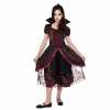 Déguisement fille robe gothique vampire Halloween 11/14 ans-Gifi Clearance