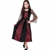 Déguisement fille robe vampire Halloween 4/6 ans-Gifi Clearance