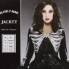 Déguisement Halloween Veste femme squelette Blackand Bone-Gifi Online