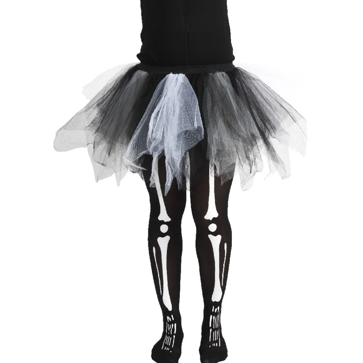 Déguisement legging squelette et tutu Halloween taille M-Gifi Clearance