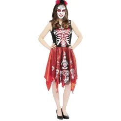 Déguisement squelette femme taille L-Gifi Best