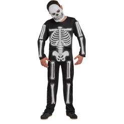 Déguisement squelette phosphorescent 7/10 ans Halloween-Gifi Best