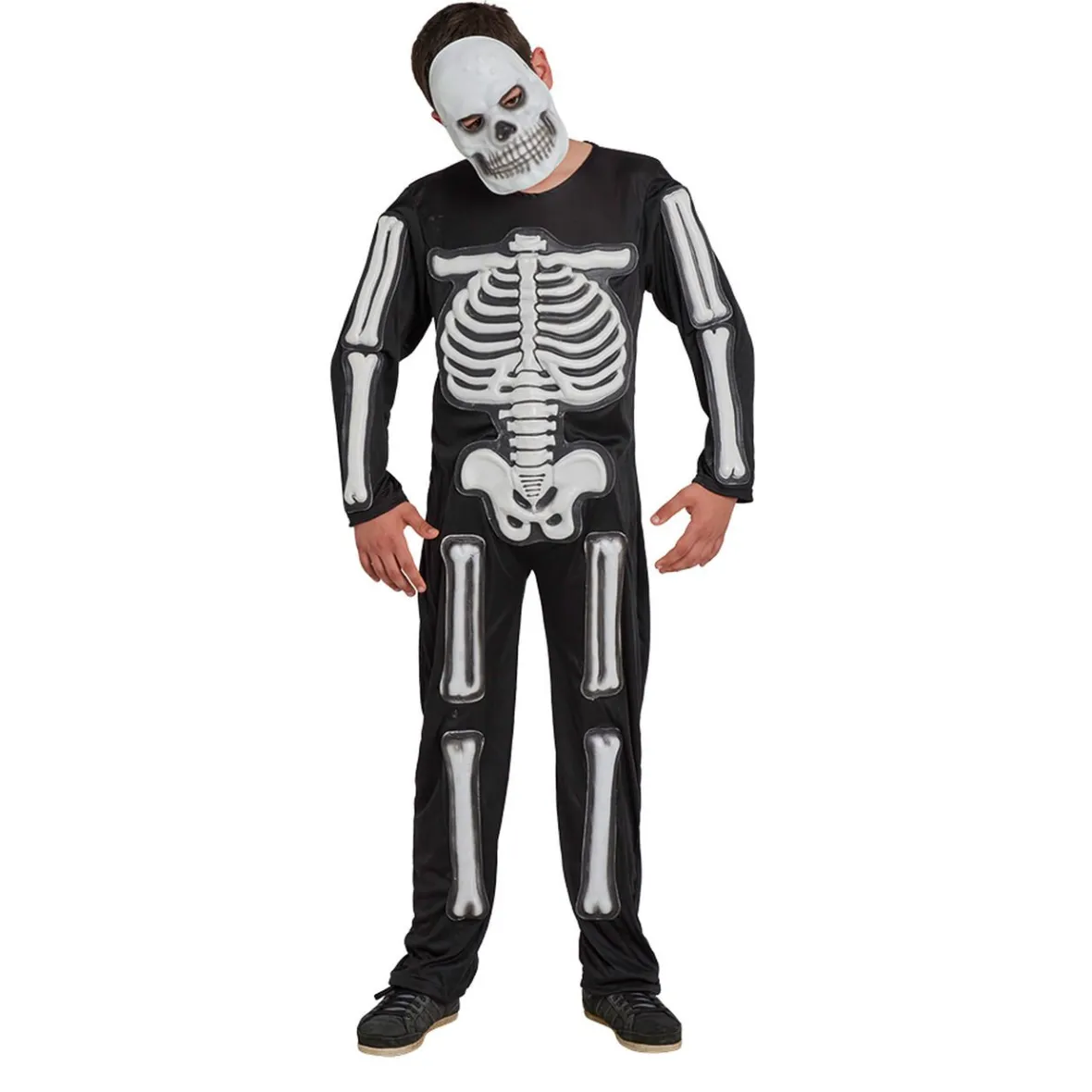 Déguisement squelette phosphorescent 11/14 ans Halloween-Gifi Clearance