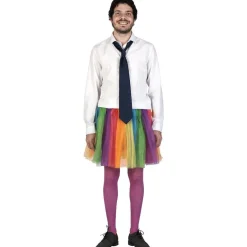 Déguisement tutu et collant coloré Homme danceuse étoile-Gifi Best