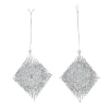 Diamant argenté à suspendre x 2 déco Noël-Gifi Sale