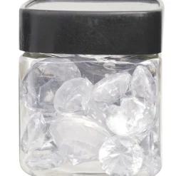 Diamants décoratifs blancs transparents-Gifi Online