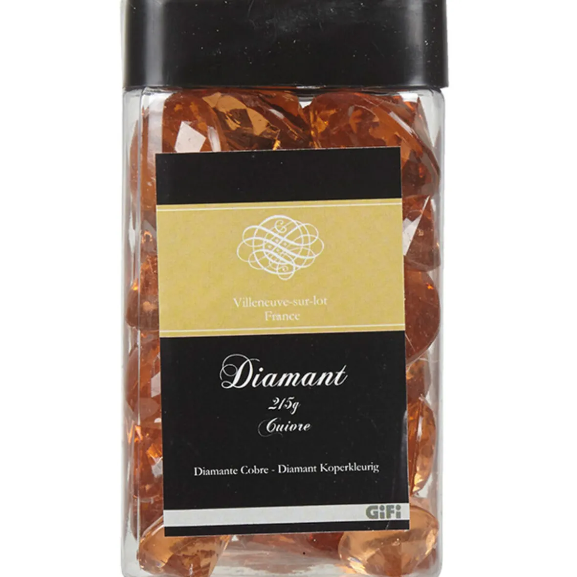 Diamants décoratifs cuivres-Gifi Hot