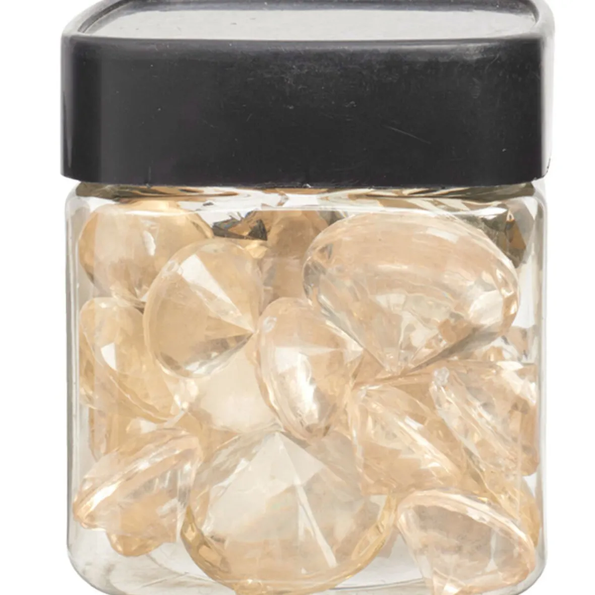 Diamants décoratifs ivoires transparents-Gifi New