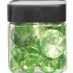 Diamants décoratifs verts anis transparents-Gifi Sale