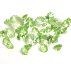 Diamants décoratifs verts anis transparents-Gifi Sale