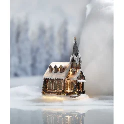 Eglise enneigée lumineuse-Gifi Clearance