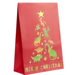 Enveloppe cadeau Noël enfant 6 pochettes 20x28cm licorne ou dinosaure-Gifi Clearance