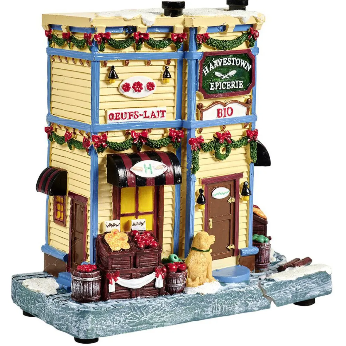 Epicerie lumineuse Village de Noël-Gifi Online