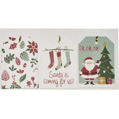 Etiquette cadeau motif Noël x6-Gifi Best