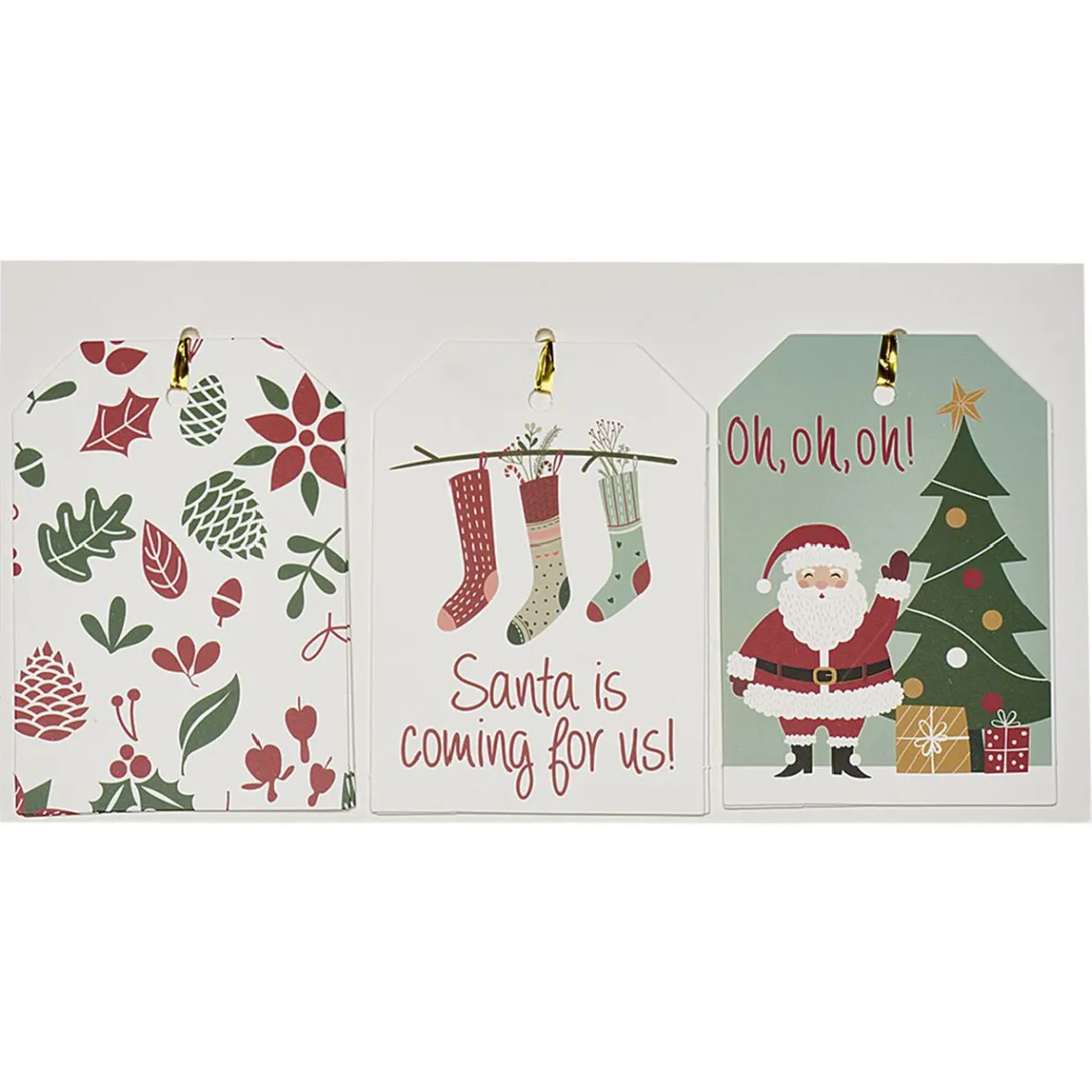Etiquette cadeau motif Noël x6-Gifi Best